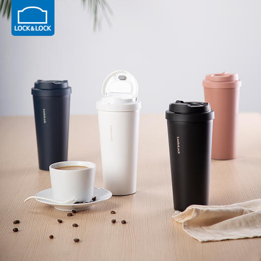 乐扣乐扣保温杯女元气咖啡杯子316不锈钢办公水杯学生男情侣 商品图0