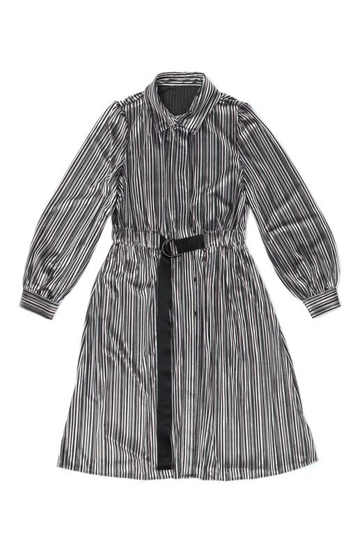 SUMMER & SAGE 金属感条纹连衣裙 4752 商品图4