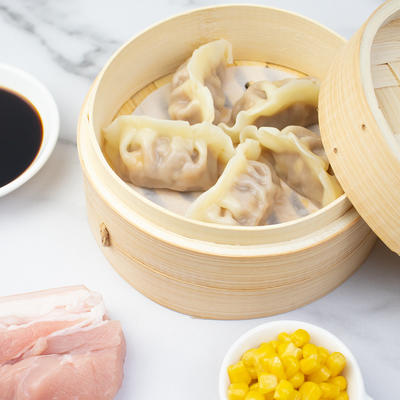 正大菌菇三鲜蒸煎饺400g 商品图0