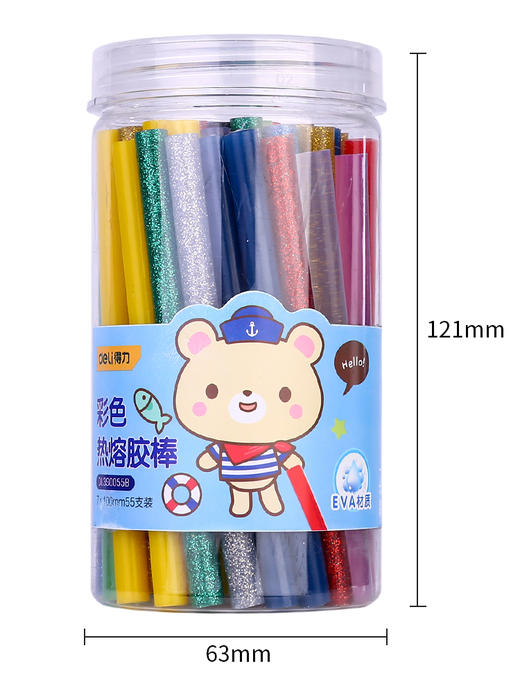 得力热熔胶棒(彩) 商品图4