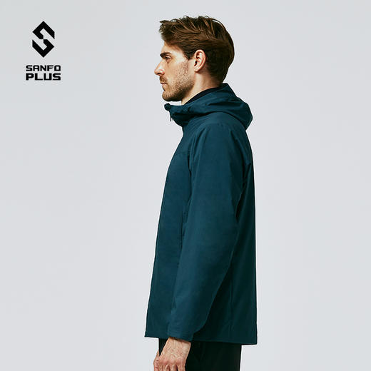 SANFO PLUS 墨玉挂里风衣GENII 男 SJM-22003 商品图1