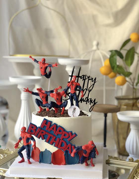蜘蛛侠蛋糕