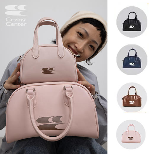 【大号】CryingCenter 未来复古系列 手提斜跨波士顿包 商品图0