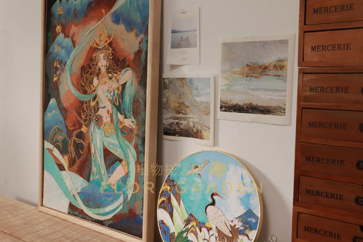 非遗掐丝珐琅画作敦煌飞天 商品图6