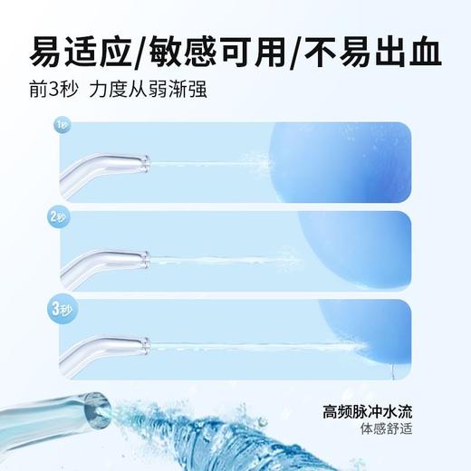【送三喷嘴】usmile冲牙器水牙线洗牙器家用便携电动口腔牙齿正畸专用密浪 商品图3