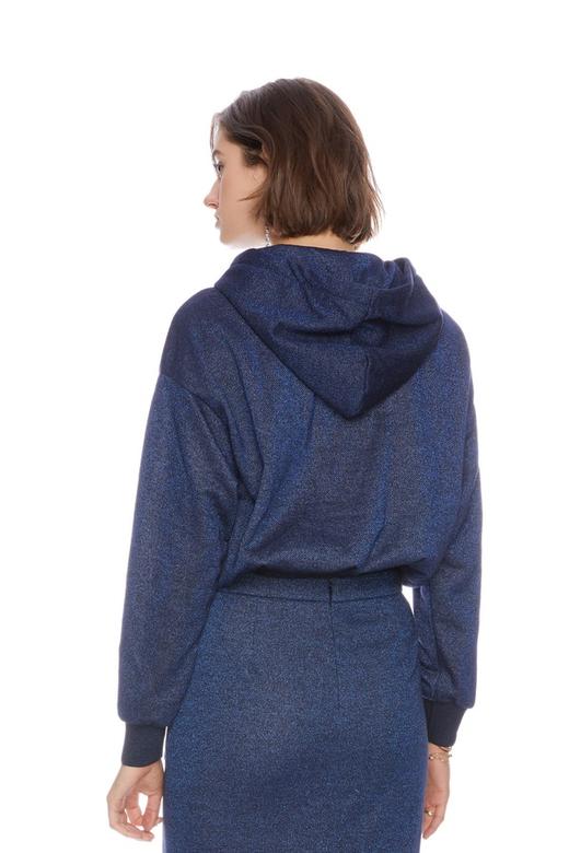 SIEGO 字母蓝色连帽卫衣 4755 商品图2