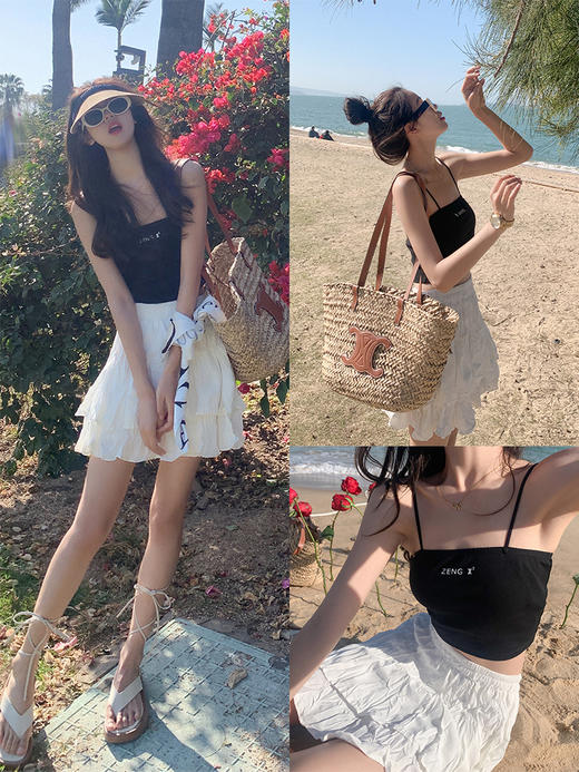 <曾小咸推荐>巨折清仓秒杀，稀有现货24小时发【仅限今日】    内搭纯欲上衣网红爆款美背潮 商品图3