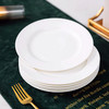 5F隆昌瓷器白胎6.5平盘 商品缩略图0