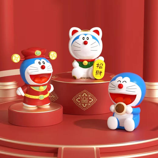 【超逗熊】哆啦A梦储蓄罐摆件 皇冠猴储蓄罐摆件 商品图0