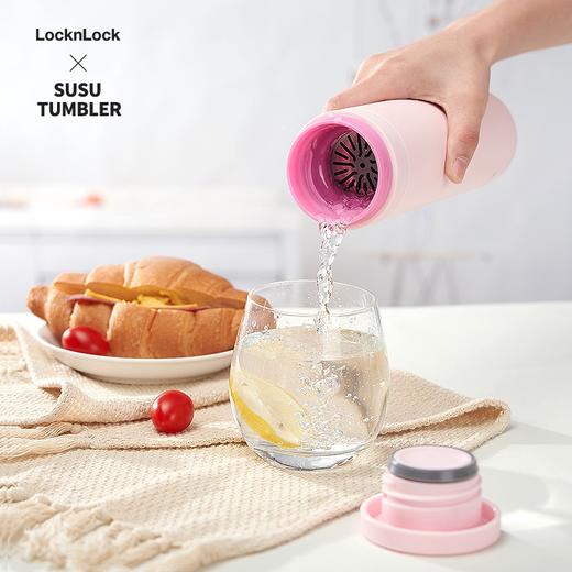 乐扣乐扣susu系列保温杯龚俊同款女便携316不锈钢水杯简约学生情侣送礼 商品图3