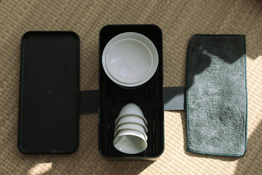 清如许｜小盒沏便携出行茶器套装 黑色 商品图6