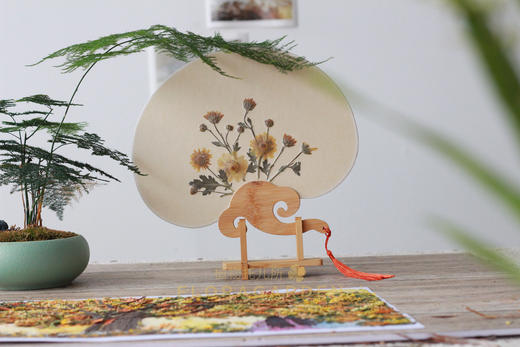 押花团扇 商品图1