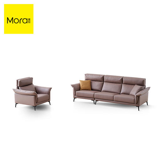 爱依瑞斯  莫拉系列沙发    21MOS116/黑加仑 商品图0