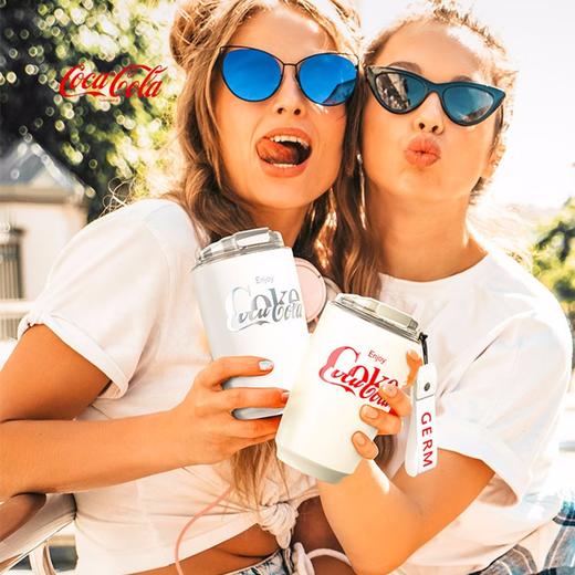 格沵（GERM）&可口可乐保温杯网红摩卡保温咖啡杯女高颜值大容量车载保温水杯随行杯子400ML 商品图1