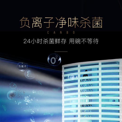 康宝 Canbo XDZ80-DS立式消毒柜 双门大容量高温二星级商用厨房碗筷消毒碗柜 商品图7