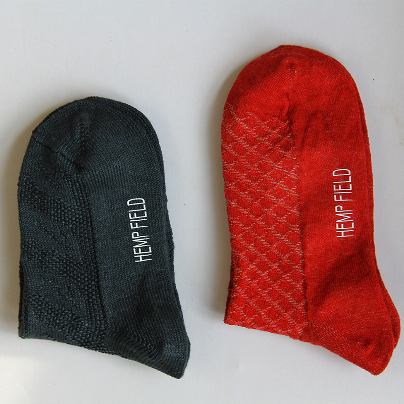 麻+汉麻袜 暑红圣诞组合