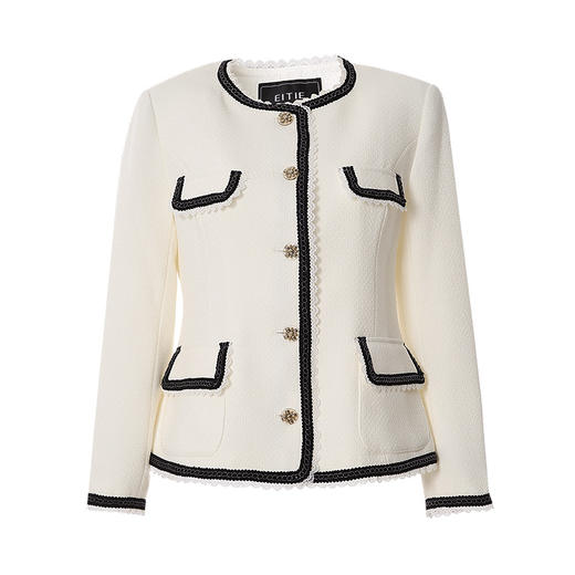 EITIE爱特爱春季新款女装时尚气质小香风外套6903603 商品图5