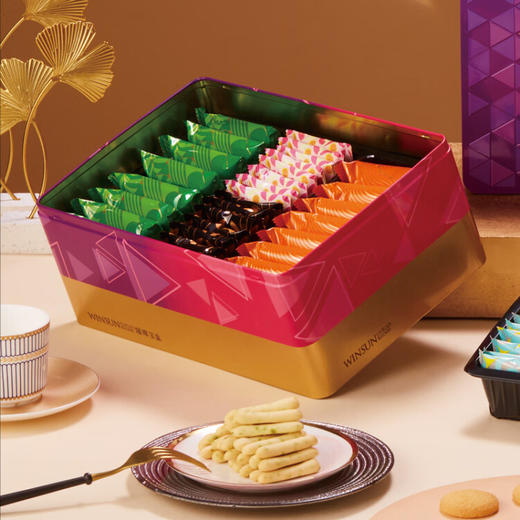 荣诚（Winsun） 荣诚璀璨宝盒（23）过年小零食置办走亲戚春节大礼包年货礼盒 商品图2