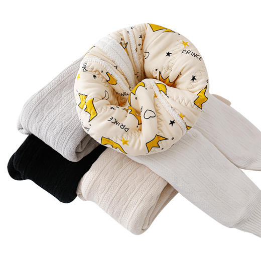 【可开档 加绒加厚 甄选优等蚕丝 燃爆寒冬】冬季新款加绒加厚婴儿打底裤保暖儿童连裤袜女童裤袜宝宝打底袜 商品图4