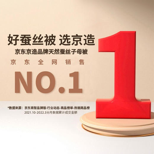 京东京造【四季子母被】蚕丝被100%天然蚕丝二合一被 四季可用 新疆长绒棉面料  双人加大220x240cm 约9.4斤 商品图2