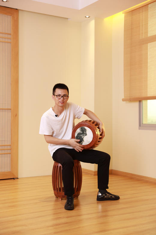 红桥红  家具严选  缅甸花梨（大果紫檀）【48 石面 直棂式鼓凳】 商品图5