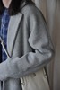 evam eva灰色米白羊毛大衣 商品缩略图5