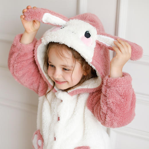 dreamydiary 法兰绒儿童家居服套装 商品图4