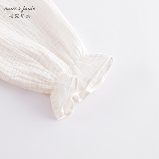 马克珍妮春装新款 女童荷叶边全棉小衫 儿童娃娃衫230182 商品图3