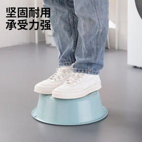 茶花 洗脸盆27cm1只小盆子加厚塑料盆儿童洗衣盆泡脚盆水盆洗菜盆