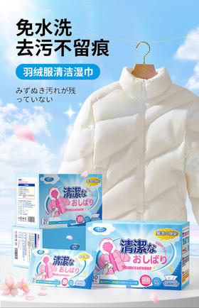 羽绒服清洗去污湿巾