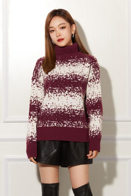 amadella 酒红色圆点上衣 10721 商品图0