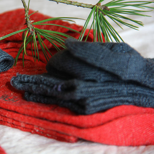 麻+汉麻袜 暑红圣诞组合 商品图2