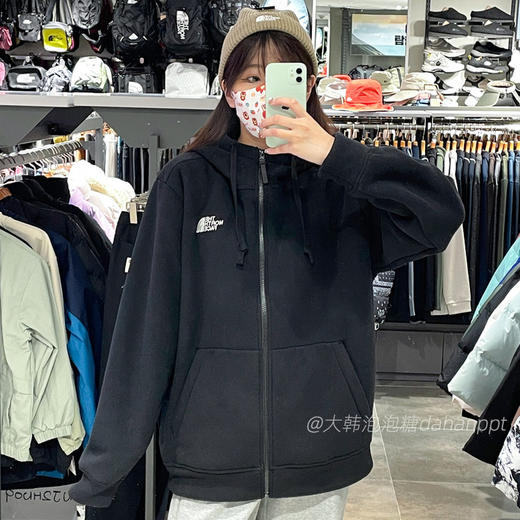 THE NORTH FACE 北面羊羔毛抓绒外套男女同款连帽款 商品图4