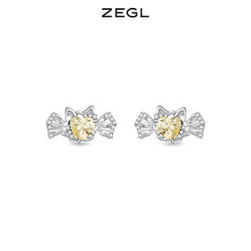 ZEGL设计师猫猫杂货铺系列猫咪蝴蝶结耳钉