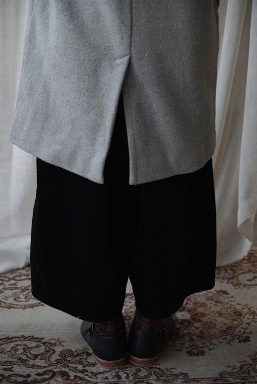 evam eva灰色米白羊毛大衣 商品图3