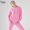 IYOGA珍珠绒长袖卫衣绒感保暖宽松遮肉显瘦落肩设计显窄肩罗纹下摆收腰T052+KS-003 商品缩略图2