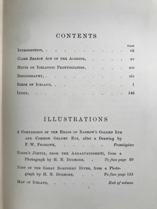 含藏书票！1901年 爱尔兰鸟类手册 3幅插图 漆布精装32开 商品图5