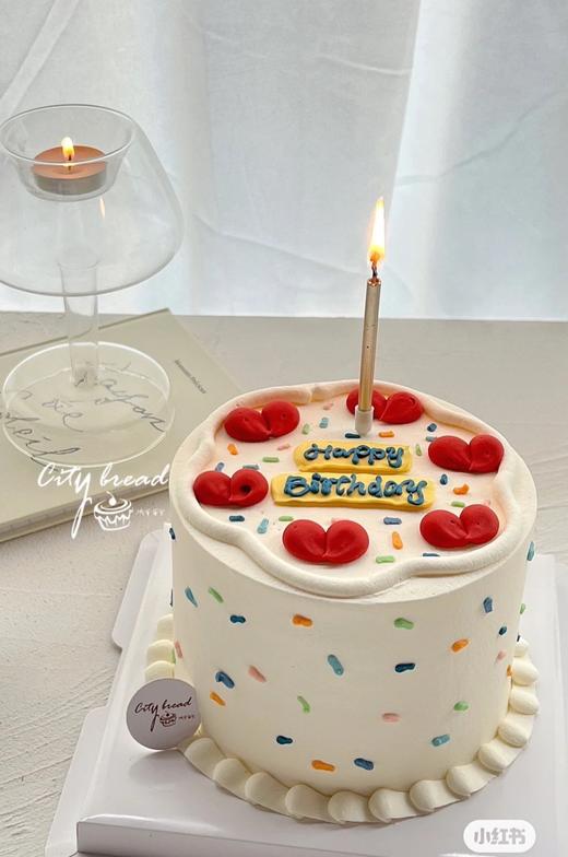 【优品系列】--【爱很简单】二选一送女友、老婆蛋糕 商品图4