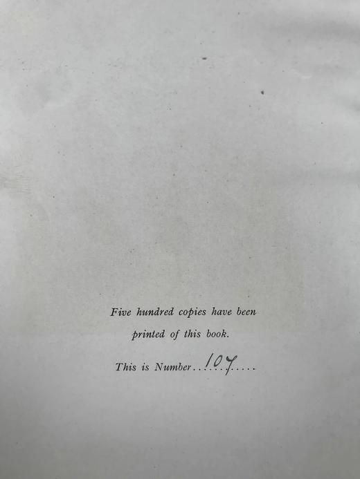 限量500册！含藏书票！1920年 英国鸟类的野外观察 21幅插图 布脊精装16开 商品图3