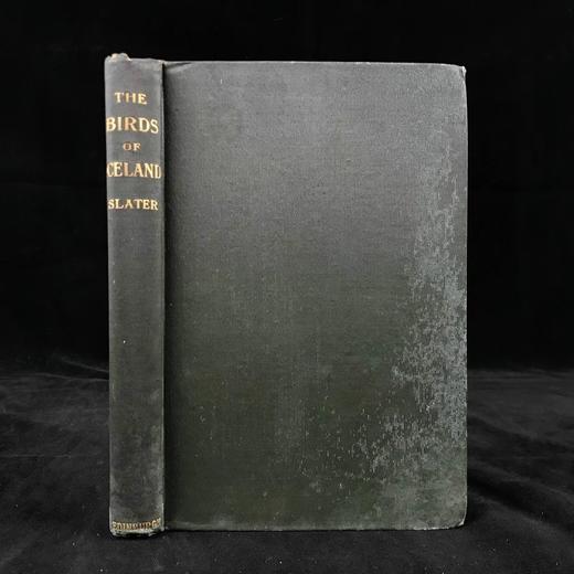 含藏书票！1901年 爱尔兰鸟类手册 3幅插图 漆布精装32开 商品图0
