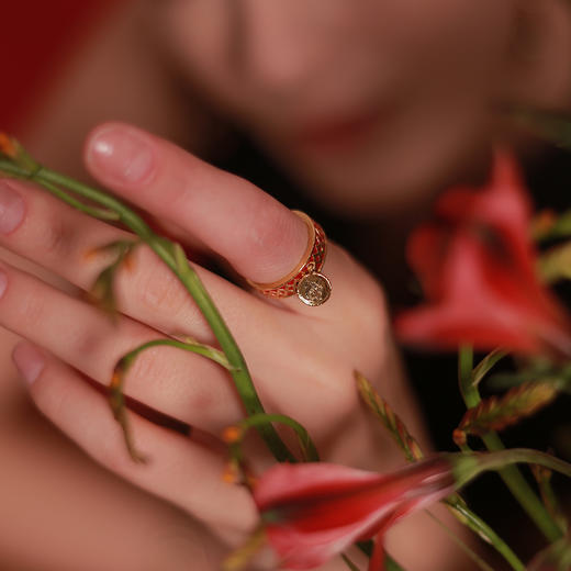 Retro Chic 意大利复古创意饰品  古希腊虎纹戒指 商品图1