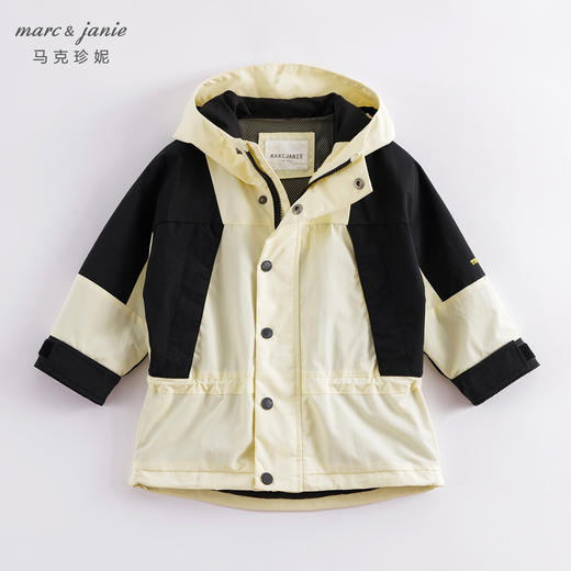马克珍妮春装新款 男童拼色风衣外套 儿童上衣220020 商品图0