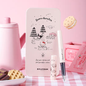 白金三丽鸥露营时刻钢笔套装