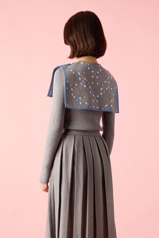 amadella 时尚大方领针织上衣 10805 商品图1