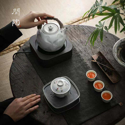 问陶天上人间壶煮茶壶烧水中式提梁围炉煮茶 商品图3