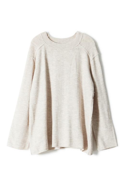 AUGUST 1 EIGHT 奶油色休闲百搭毛衫 4285 商品图4