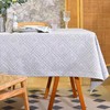 马其顿系列长方形桌布菱形浮雕印花精致台布 商品缩略图0