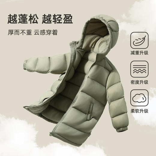 【爆浆充绒 双倍温暖】长款经典百搭羽绒服PDWT2206 商品图3
