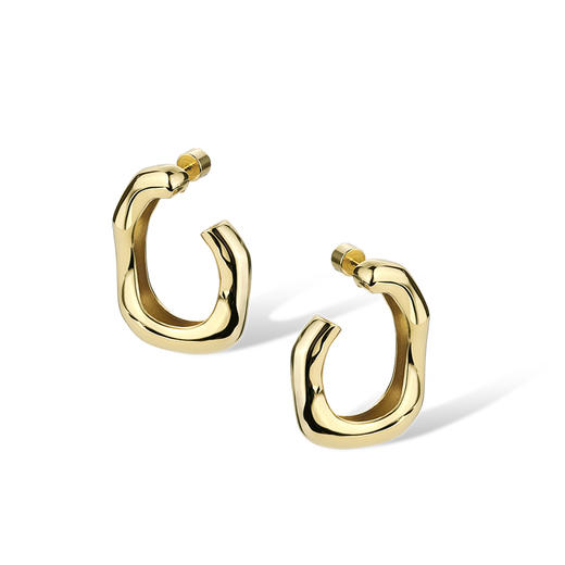 【Anglrbaby杨颖&宋佳&单依纯&刘芳菲&于明加&刘孜同款】Retro Chic 意大利复古创意饰品   神树金圈耳环 商品图5