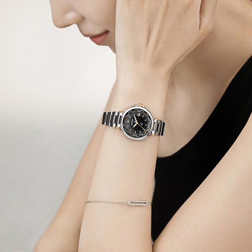 西铁城xC系列Xc系列多局电波情侣女表EC1010-65H 商品图8